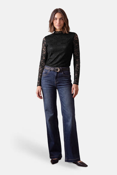 T-shirt (manches longues) noir - STREET ONE