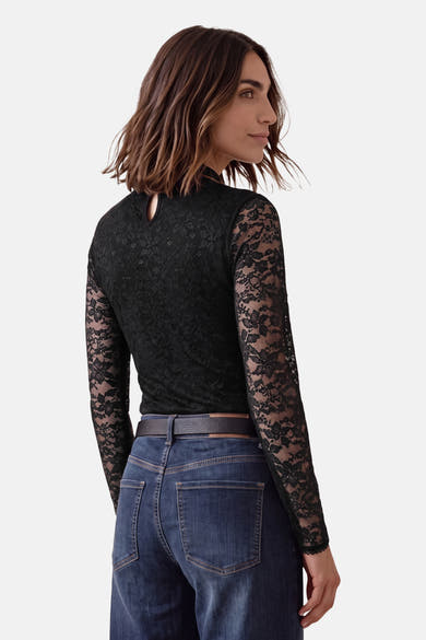 T-shirt (manches longues) noir - STREET ONE