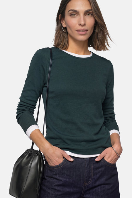 Top (manches longues) vert - STREET ONE