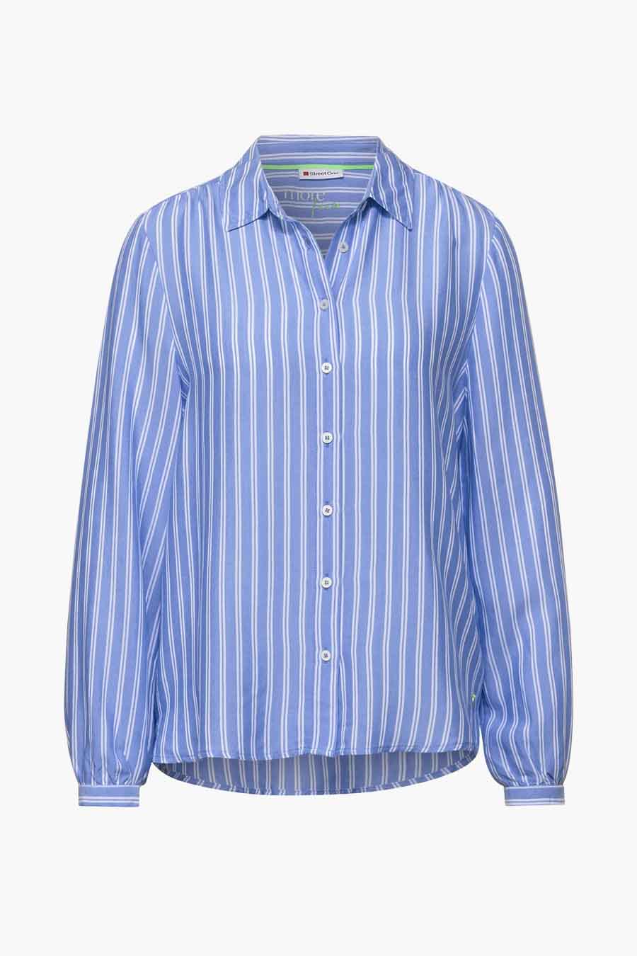 Chemise &agrave; manches longues - bleu
