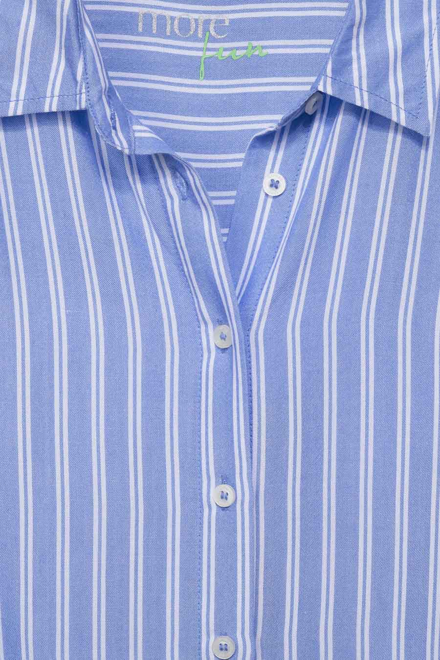 Chemise &agrave; manches longues - bleu