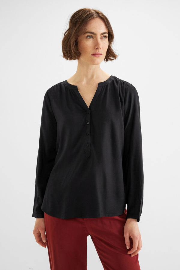 Blouse (lange mouwen) Zwart - STREET ONE