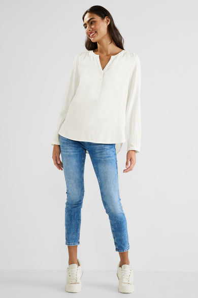 Blouse (lange mouwen) Wit - STREET ONE