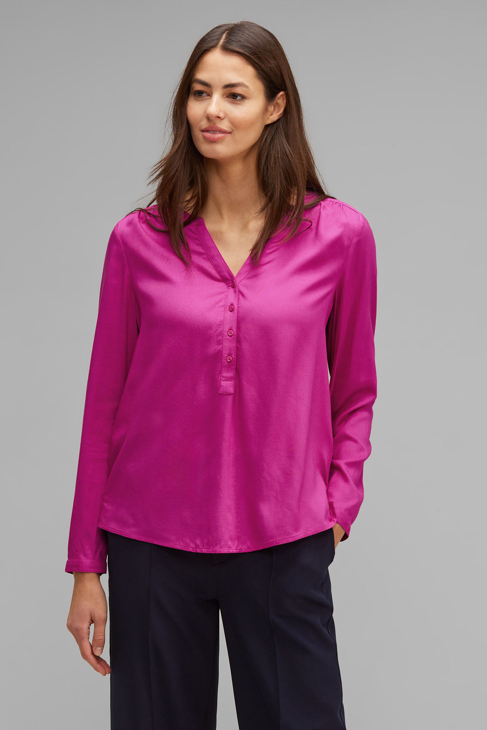 Chemisier (manches longues) Rose - STREET ONE