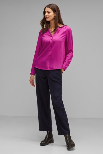Blouse &agrave; manches longues - rose