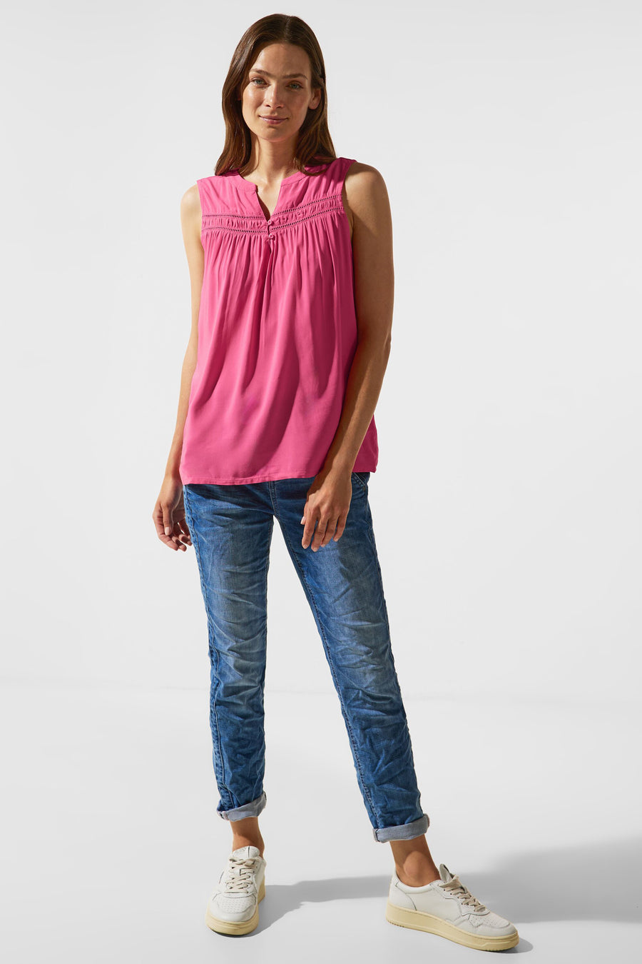 Blouse sans manches - rose
