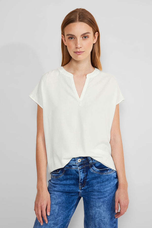 Chemisier (manches courtes) Blanc - STREET ONE