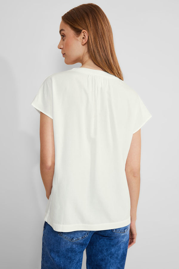 Chemisier (manches courtes) Blanc - STREET ONE