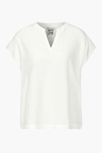 Chemisier (manches courtes) Blanc - STREET ONE
