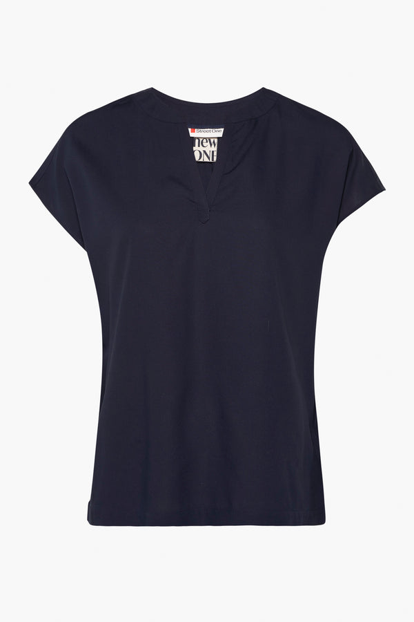 Chemisier (manches courtes) Bleu - STREET ONE