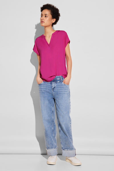 Chemisier (manches courtes) Rose - STREET ONE