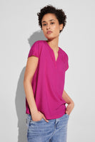 Chemisier (manches courtes) Rose - STREET ONE