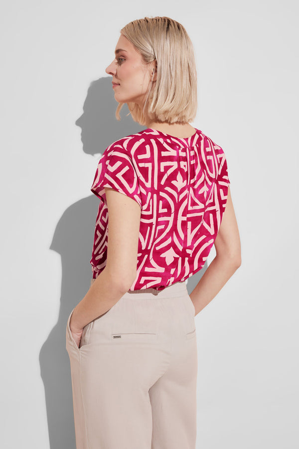 Chemisier (manches courtes) Rose - STREET ONE