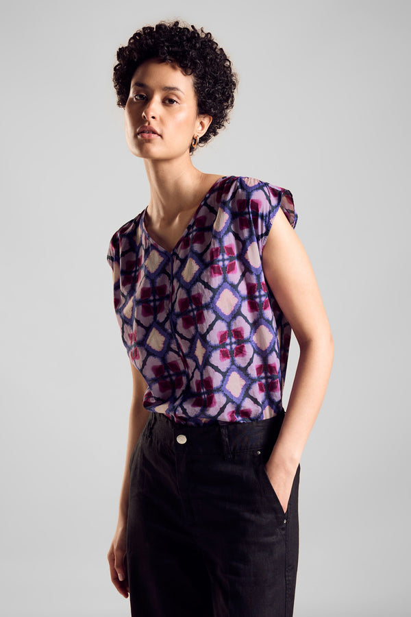 Chemisier (sans manches) Mauve - STREET ONE