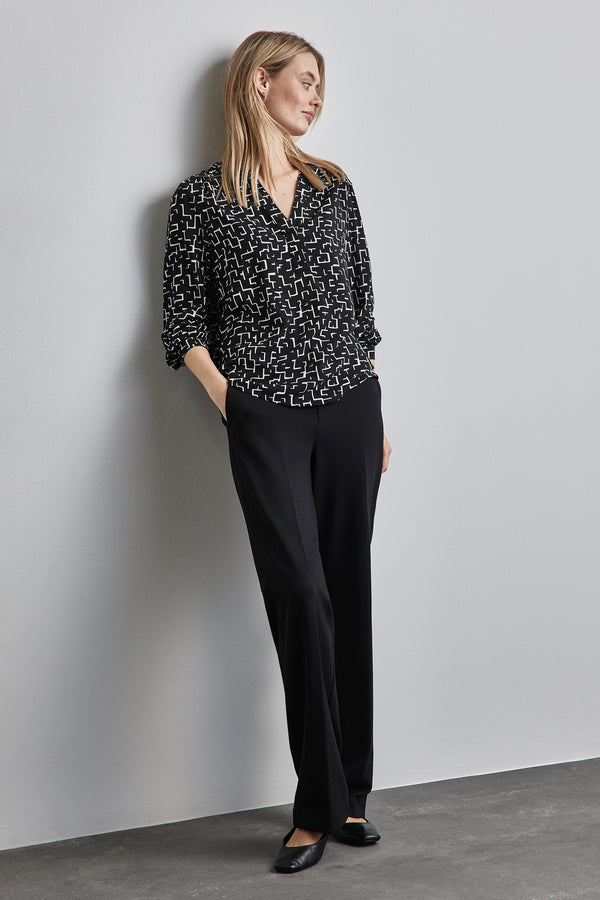 Blouse (lange mouwen) Zwart - STREET ONE