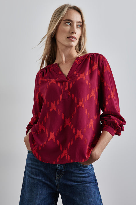 Blouse (lange mouwen) Rouge - STREET ONE