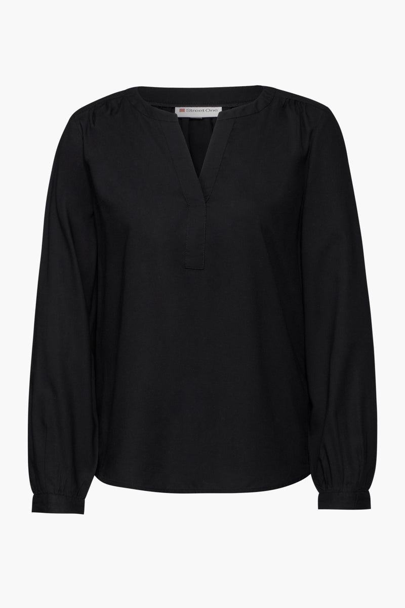 Blouse met lange mouwen - zwart