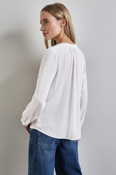 Blouse met lange mouwen - ecru