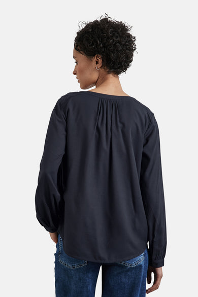 Blouse (lange mouwen) blauw - STREET ONE