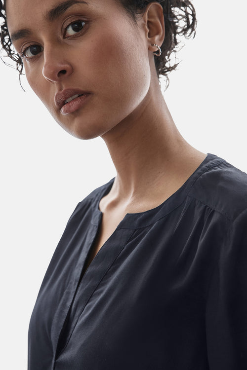 Blouse (lange mouwen) Blauw - STREET ONE