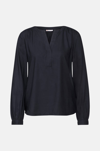 Blouse (lange mouwen) blauw - STREET ONE