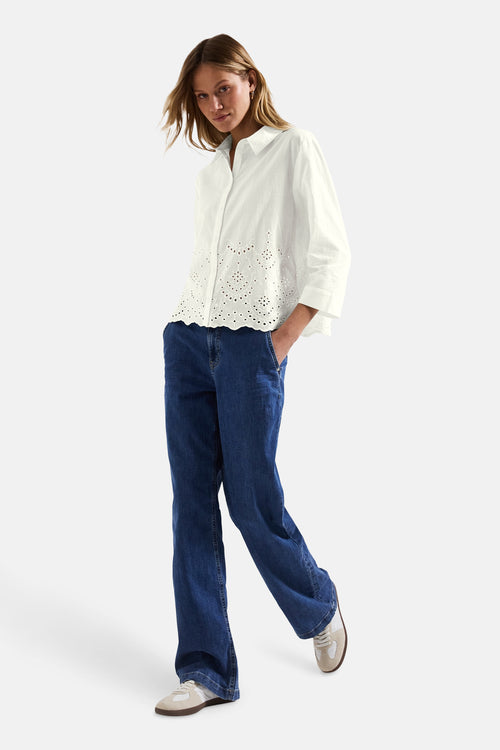 Hemd (lange mouwen) Wit - STREET ONE