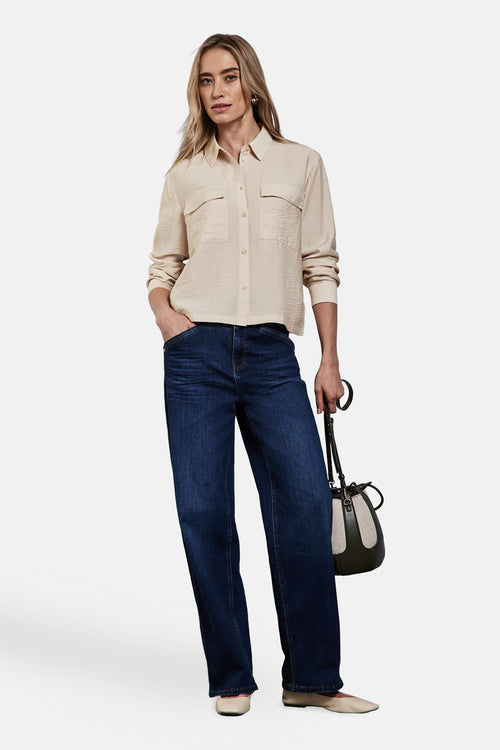 Hemd (lange mouwen) Beige - STREET ONE