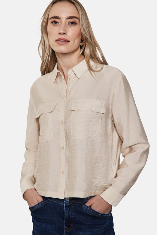 Hemd (lange mouwen) Beige - STREET ONE
