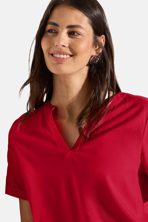 Blouse (korte mouwen) Rouge - STREET ONE