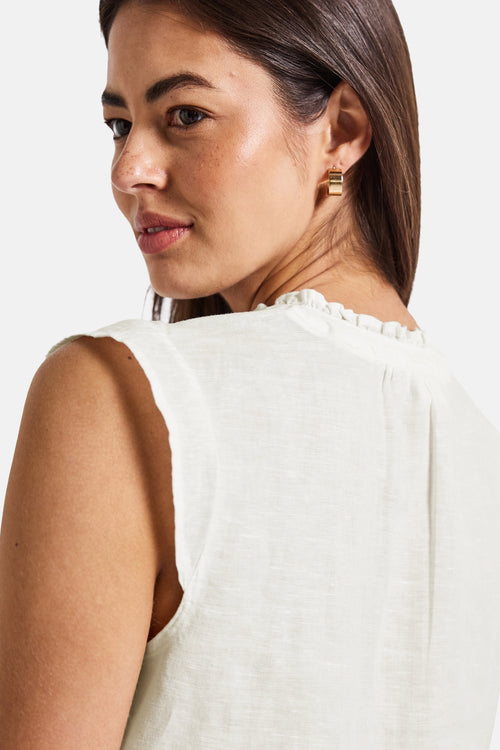 Blouse (zonder mouwen) Wit - STREET ONE