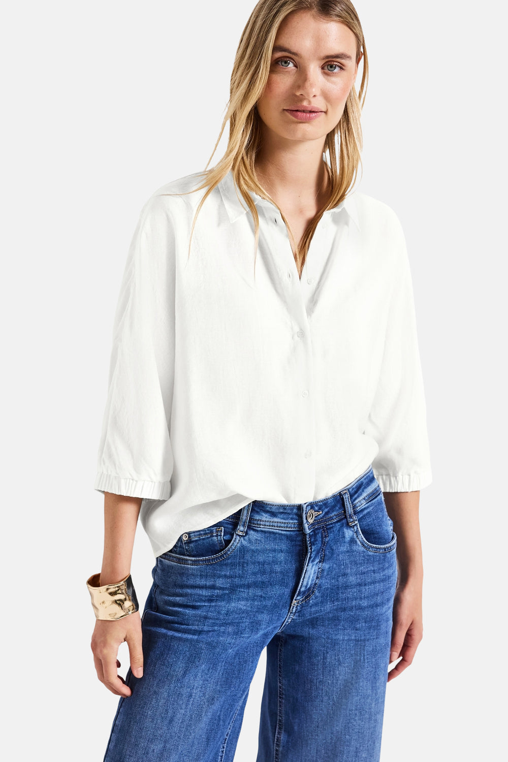 Hemd (lange mouwen) wit - STREET ONE