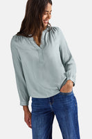Blouse (lange mouwen) Blauw - STREET ONE