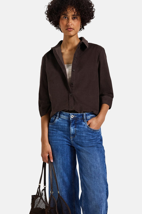 Hemd (lange mouwen) Bruin - STREET ONE