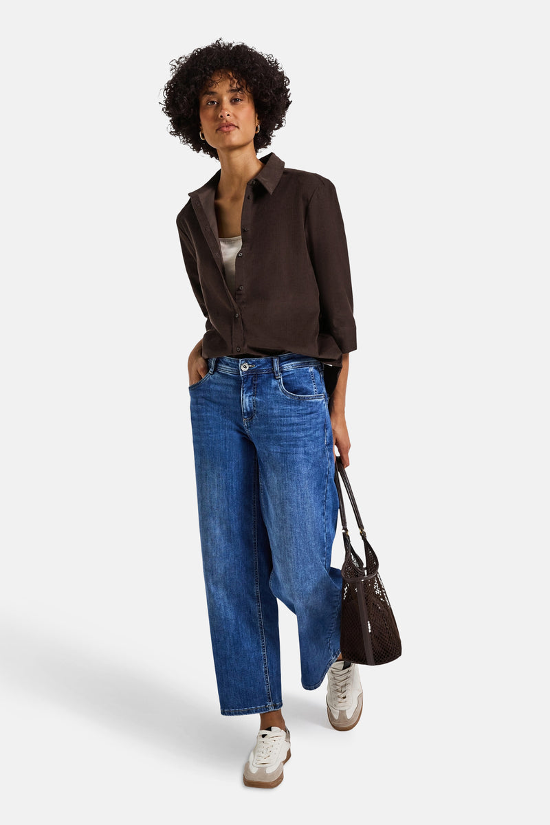 Hemd (lange mouwen) bruin - STREET ONE