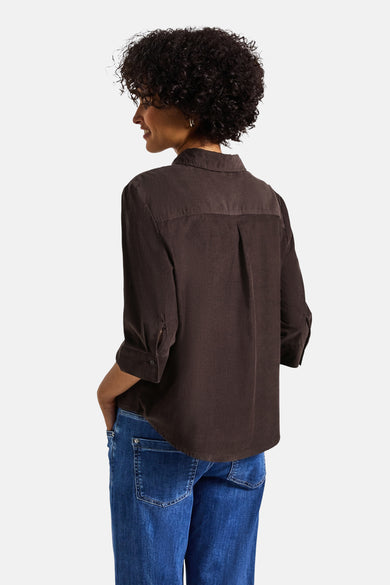 Hemd (lange mouwen) bruin - STREET ONE