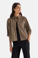 Hemd (lange mouwen) Beige - STREET ONE