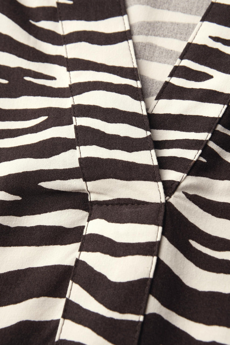 Multikleurig overhemd met lange mouwen van STREET ONE, zwart-wit zebraprint.