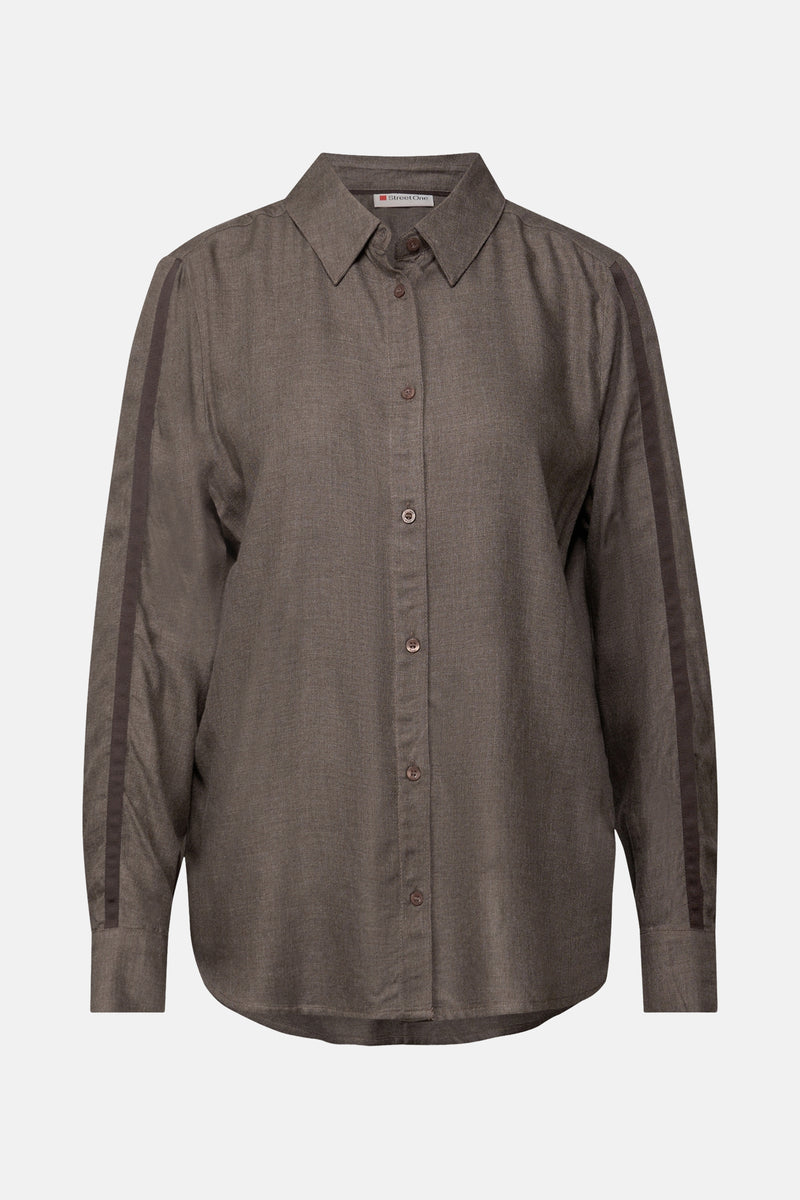 Hemd (lange mouwen) bruin - STREET ONE