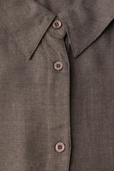 Hemd (lange mouwen) bruin - STREET ONE