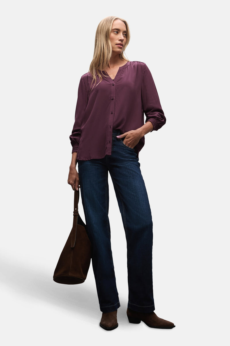 Hemd (lange mouwen) rood - STREET ONE