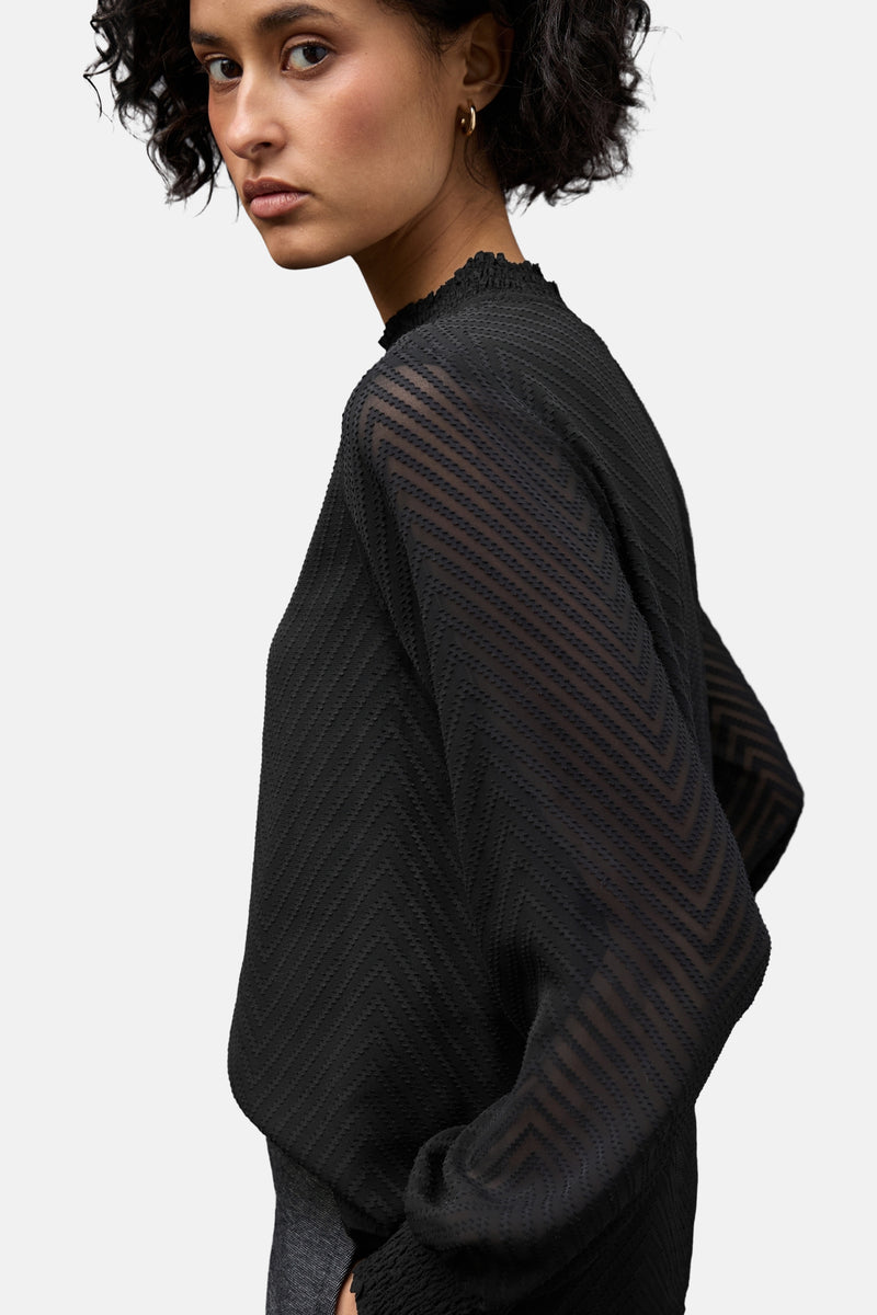 Blouse (lange mouwen) zwart - STREET ONE