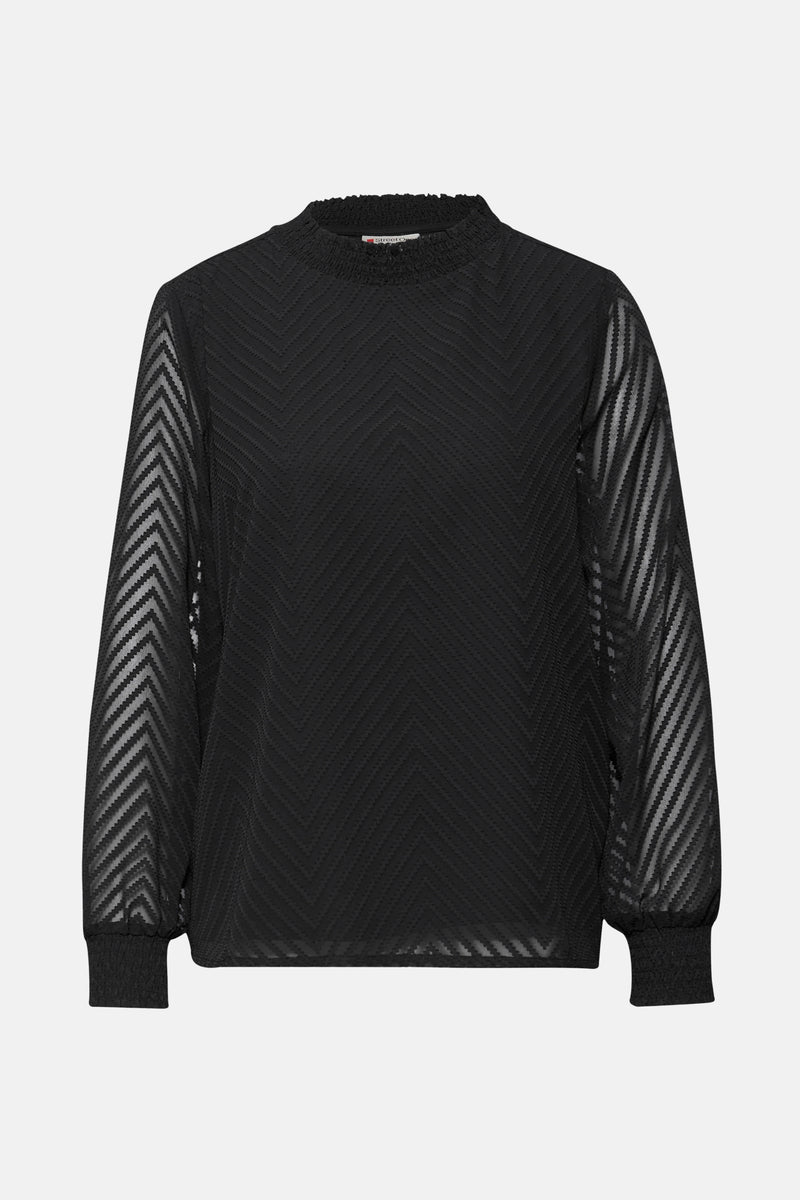 Blouse (lange mouwen) zwart - STREET ONE