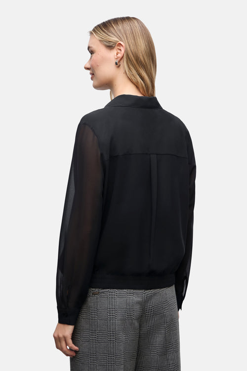 Hemd (lange mouwen) zwart - STREET ONE