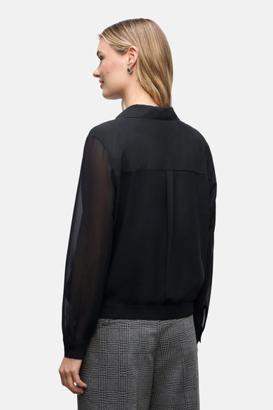 Hemd (lange mouwen) zwart - STREET ONE