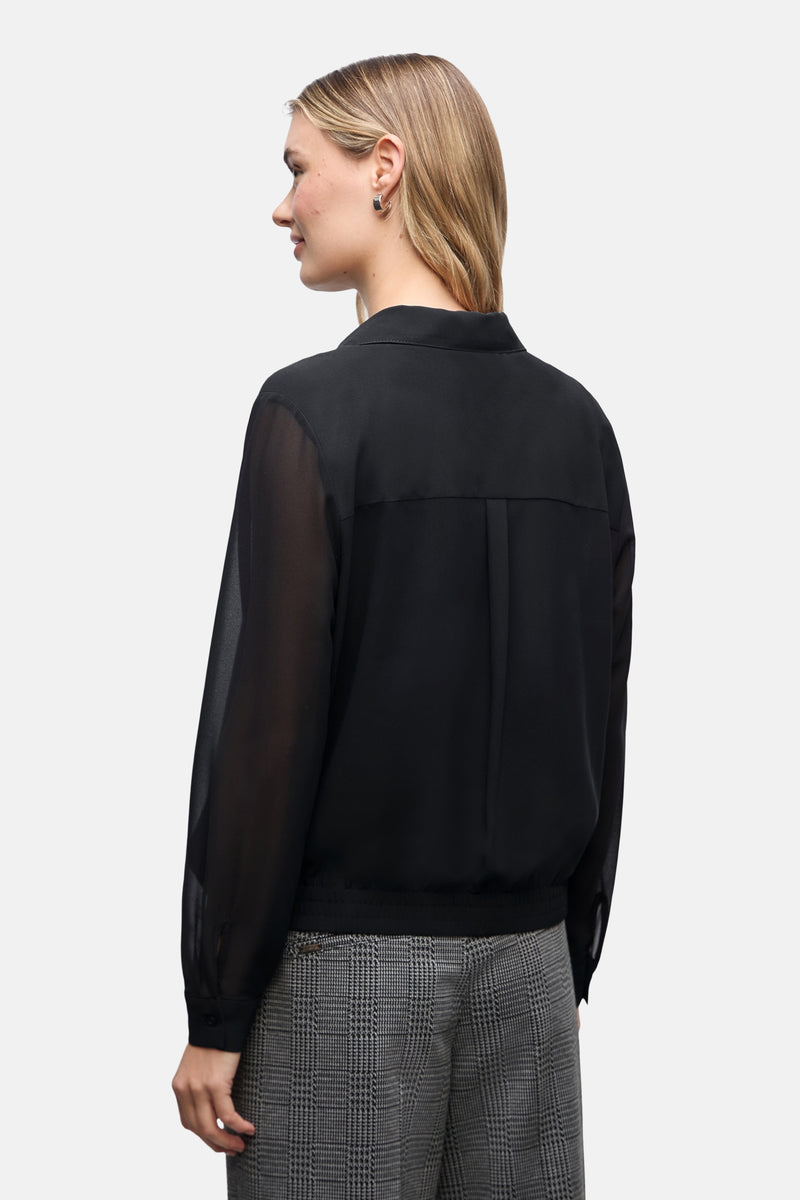 Hemd (lange mouwen) zwart - STREET ONE