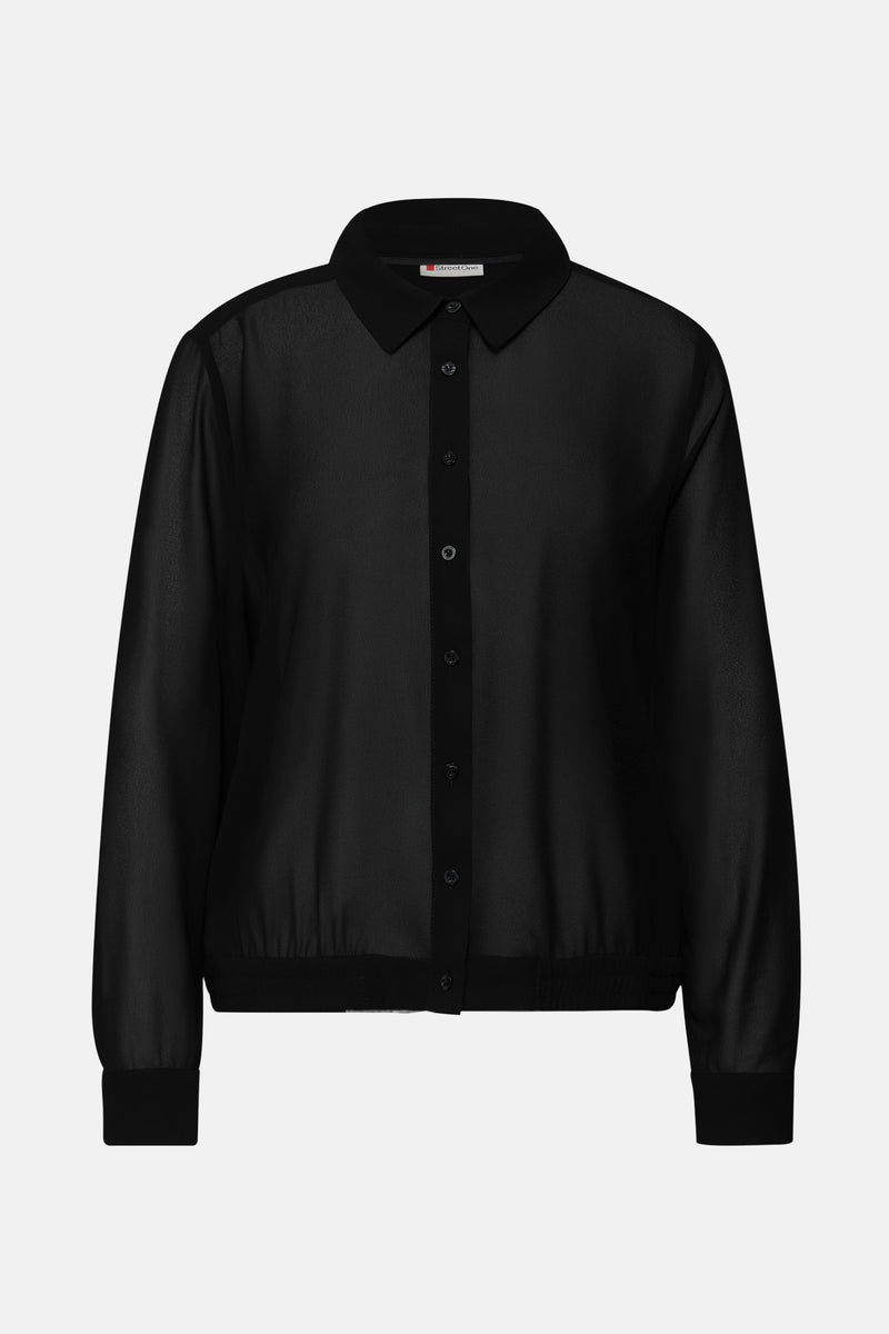Hemd (lange mouwen) zwart - STREET ONE