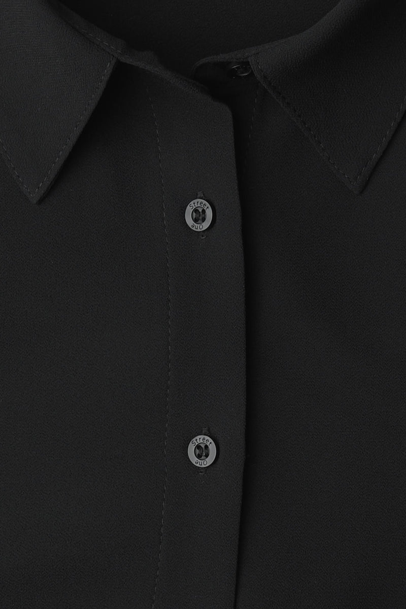 Hemd (lange mouwen) zwart - STREET ONE