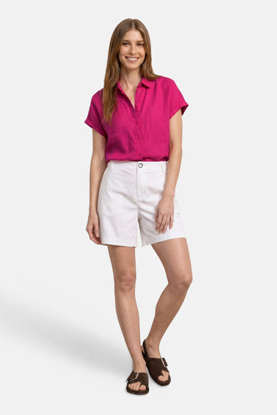 Chemise à manches courtes - rose
