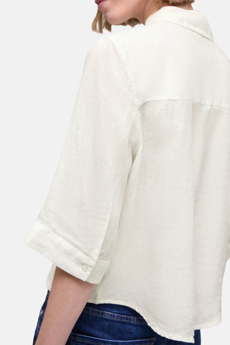 Chemise à manches courtes - blanc
