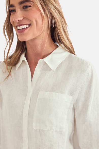 Chemise à manches courtes - blanc